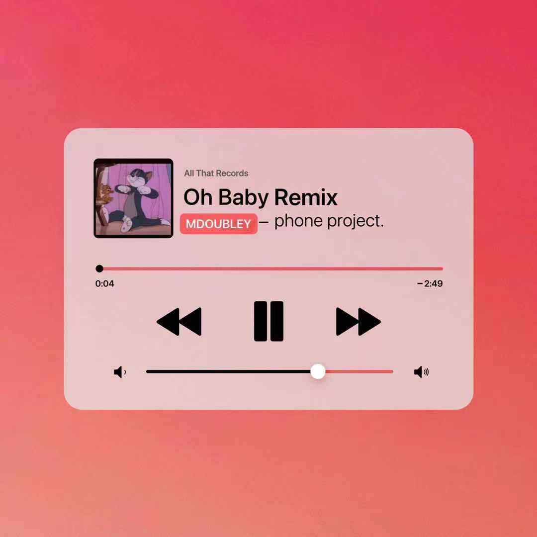 歪歪MDOUBLEY - Oh Baby Remix