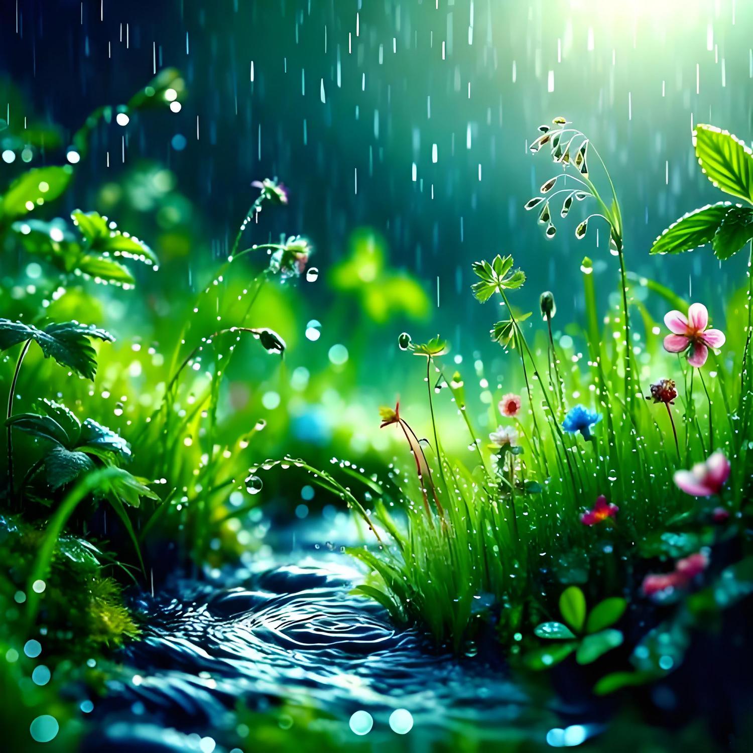 大自然的声音 虫鸣 下雨 流水声 大自然轻音乐 白噪音