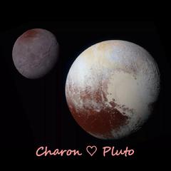 Charon and Pluto 卡戎星和冥王星