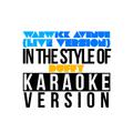 Warwick Avenue (Live Version) [In the Style of Duffy] [Karaoke Version] - Single