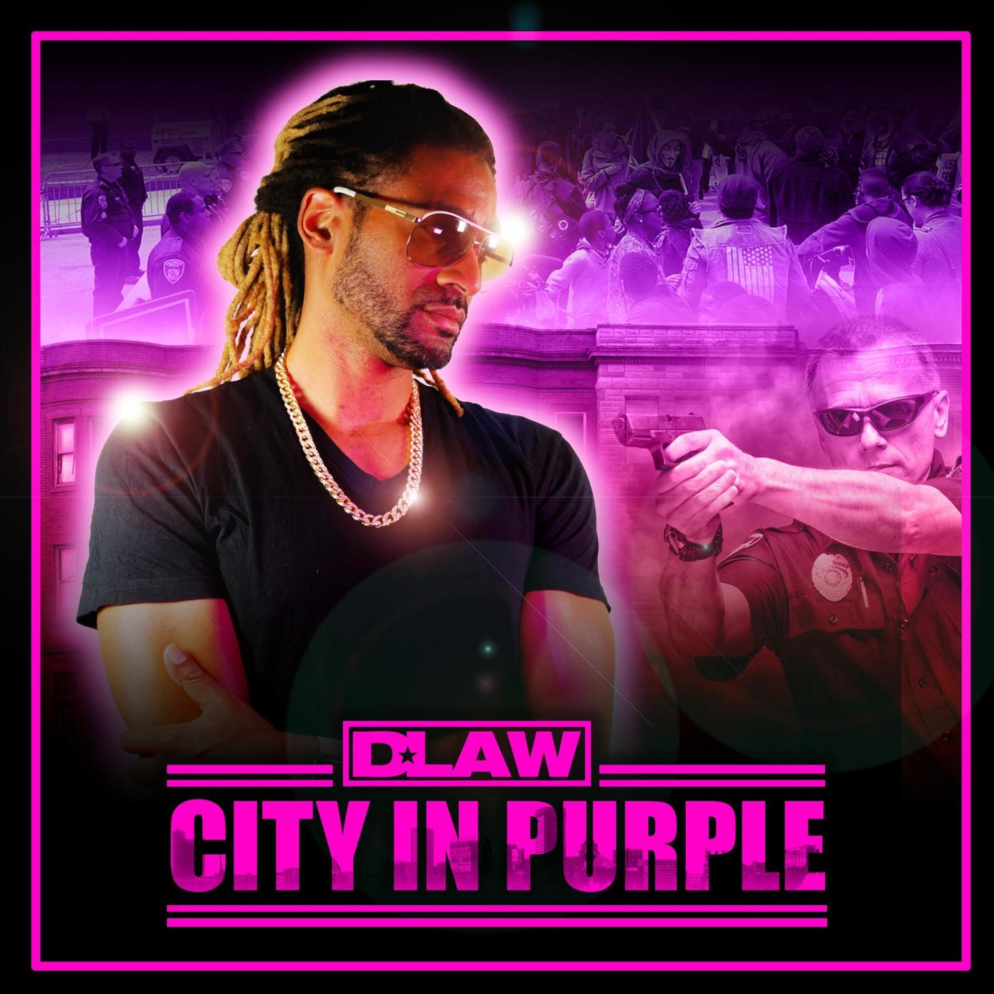 City in Purple