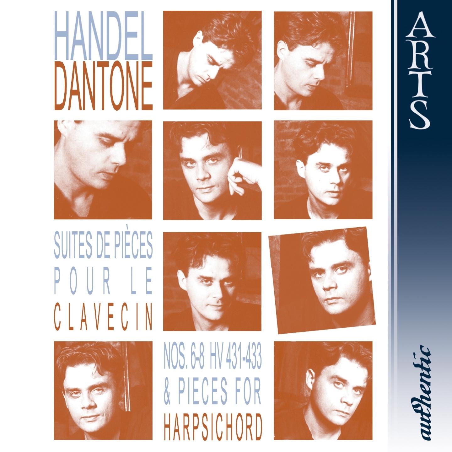 Handel: Suites de pièces pour le clavecin, No. 6-8, HV 431-433, & Pieces for Harpsichord, Vol. 2