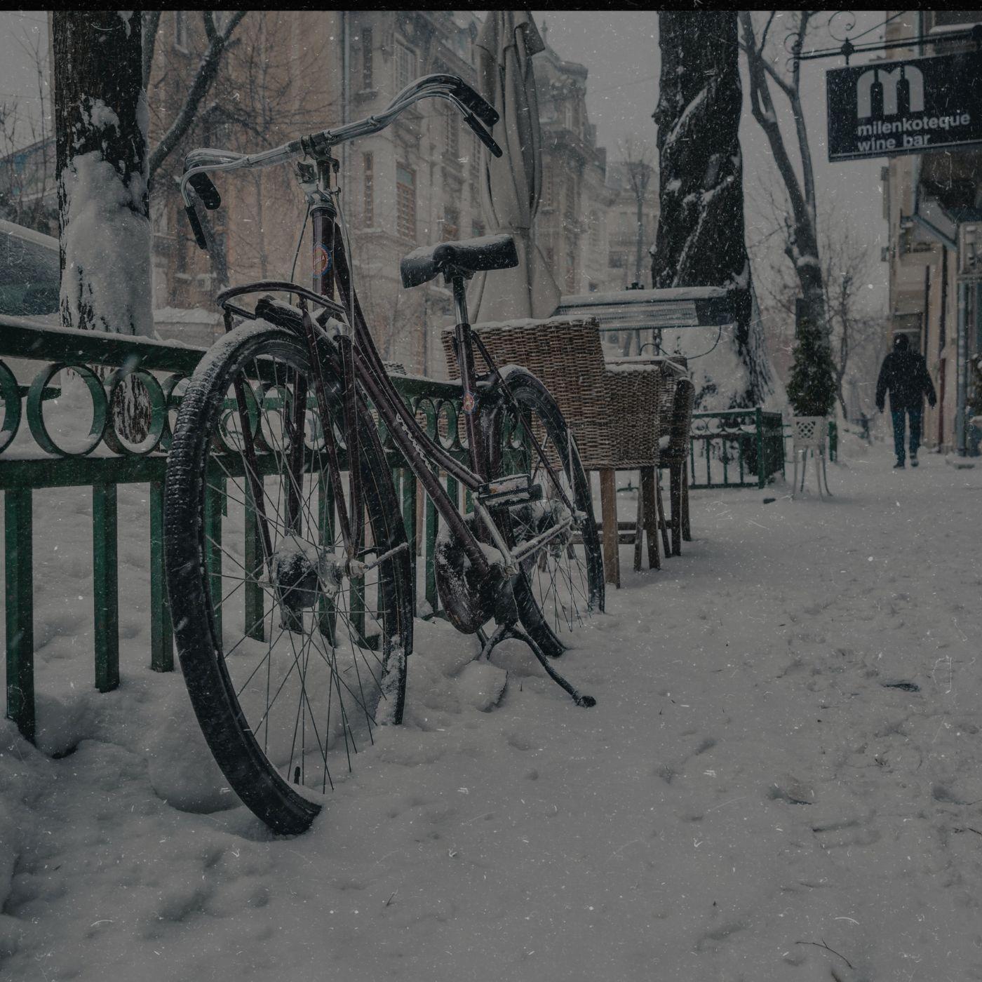 雪山自然冬日氛围