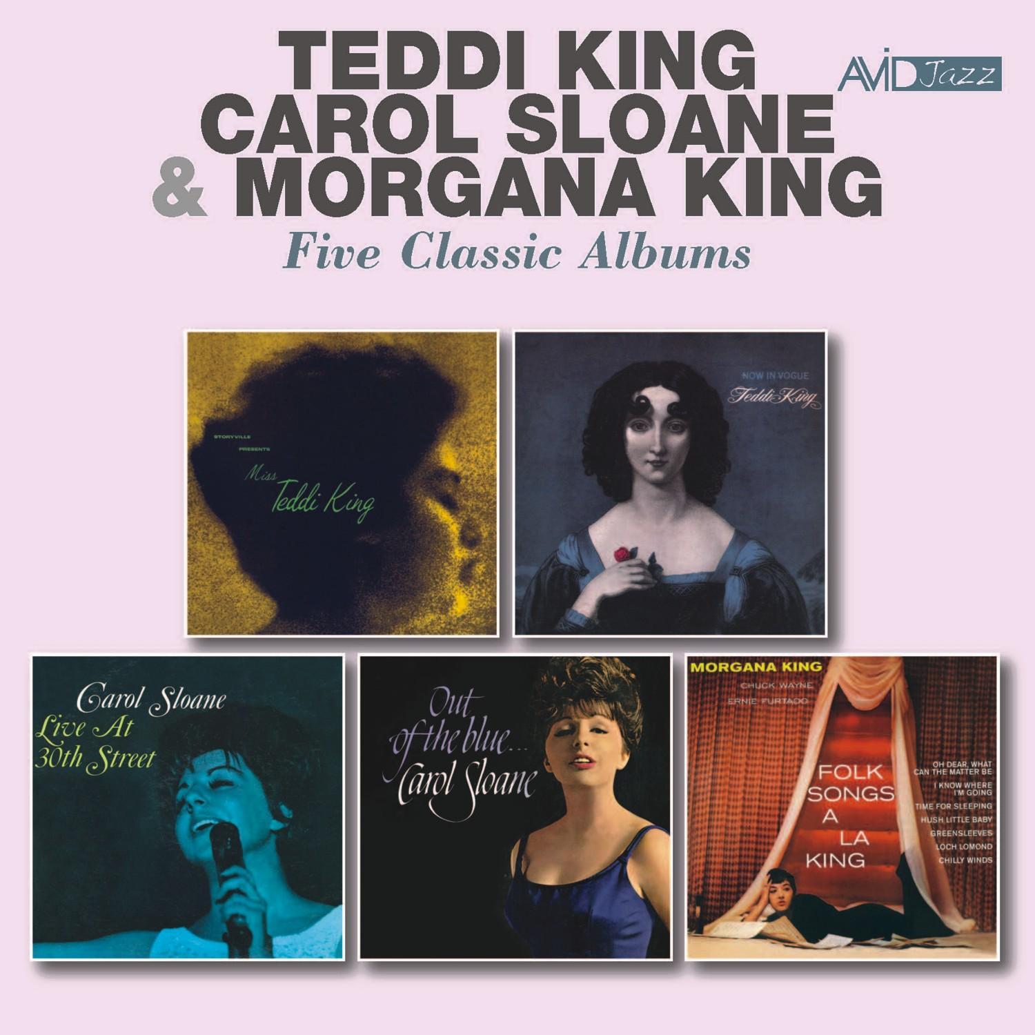 Five Classic Albums: Storyville Presents Miss Teddi King / George Wein Presents Now in Vogue / Live at 30th Street / Out of the Blue / Folk Songs a La King (Remastered)