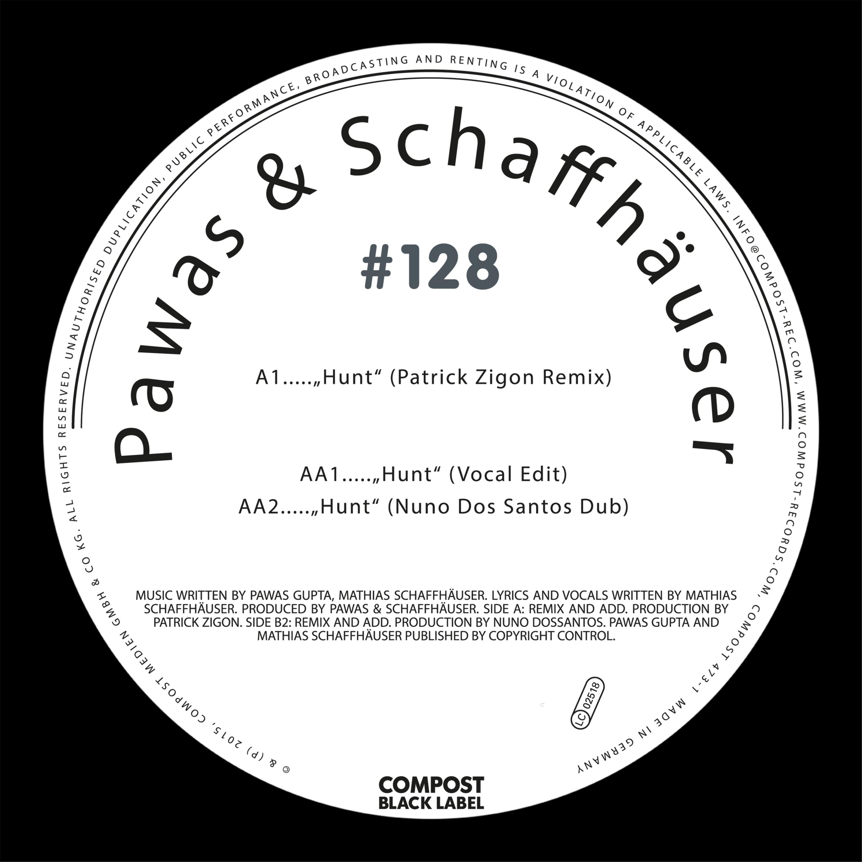 Compost Black Label #128 - Hunt EP