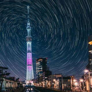 星空绮丽，东京日和