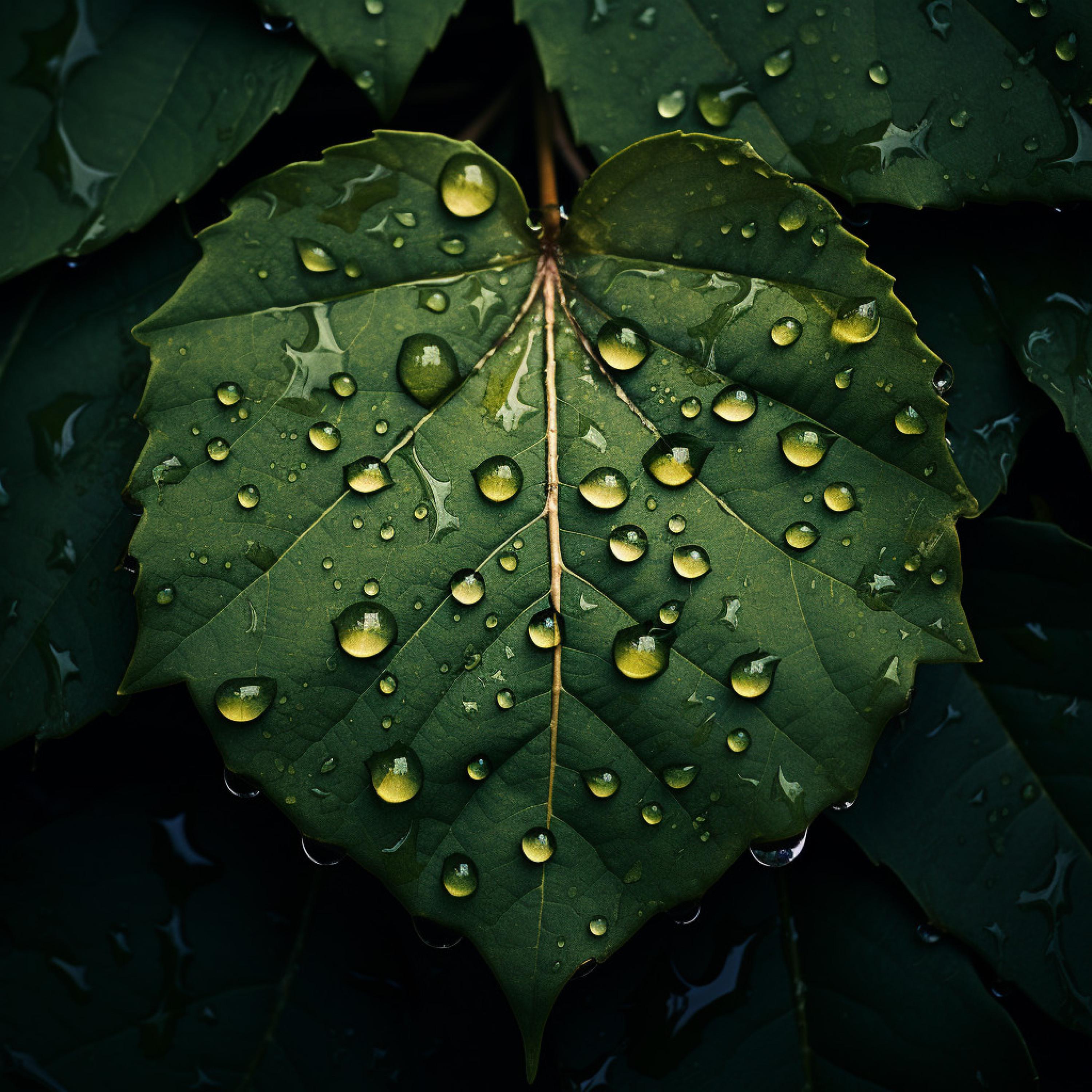 Silent Meditation Zone - Rain's Tranquil Path for Mindfulness