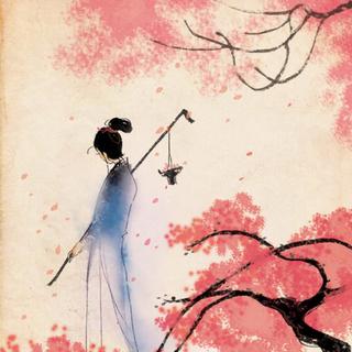 【古风】叶落拂风，花去，人犹在。