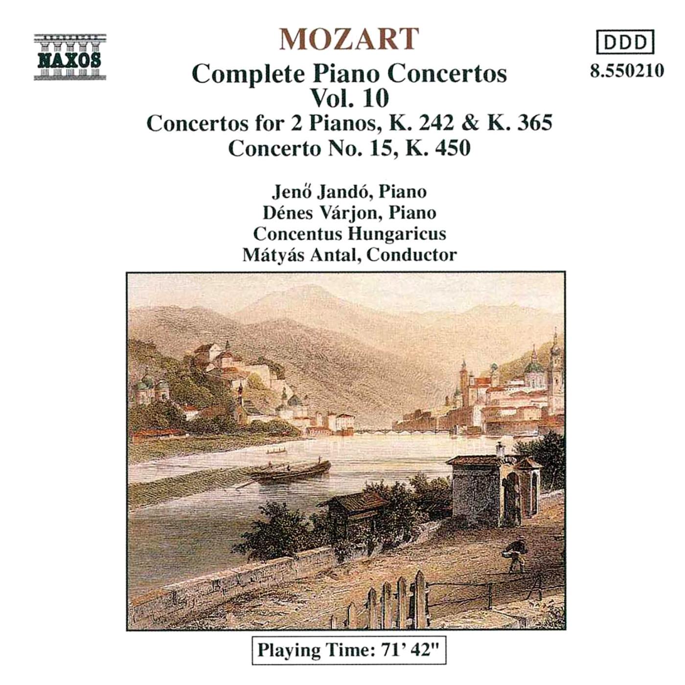 MOZART: Piano Concertos Nos. 7, 10 and 15