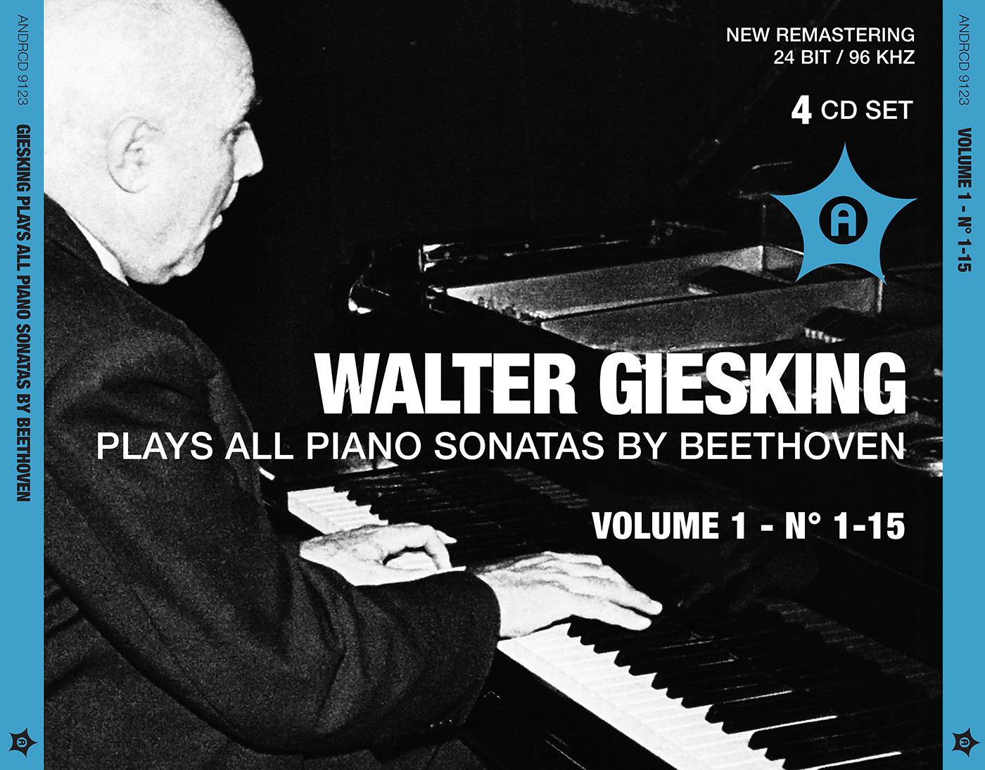BEETHOVEN, L. van: Piano Sonatas (Complete), Vol. 1 (Gieseking) (1949-1956)