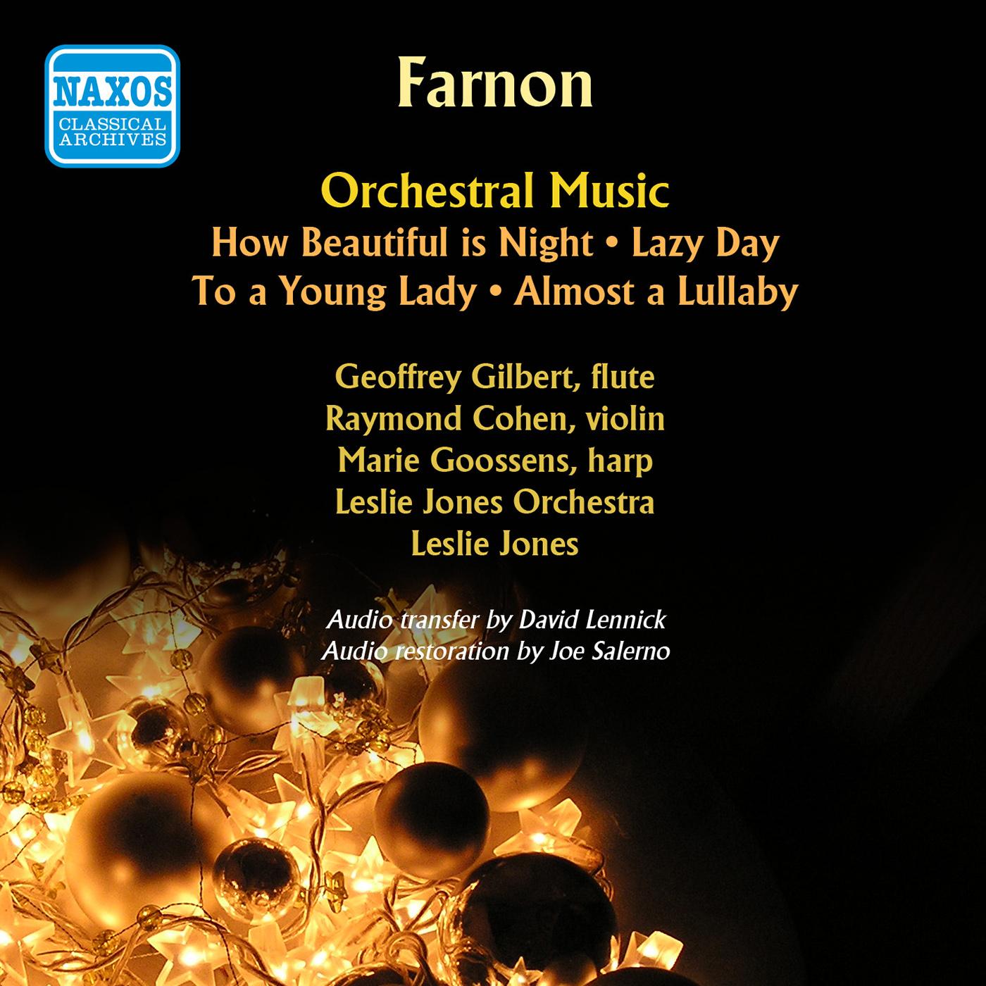 FARNON, R.: Orchestral Music (Music of Robert Farnon) (Leslie Jones Orchestra, Jones) (1959)