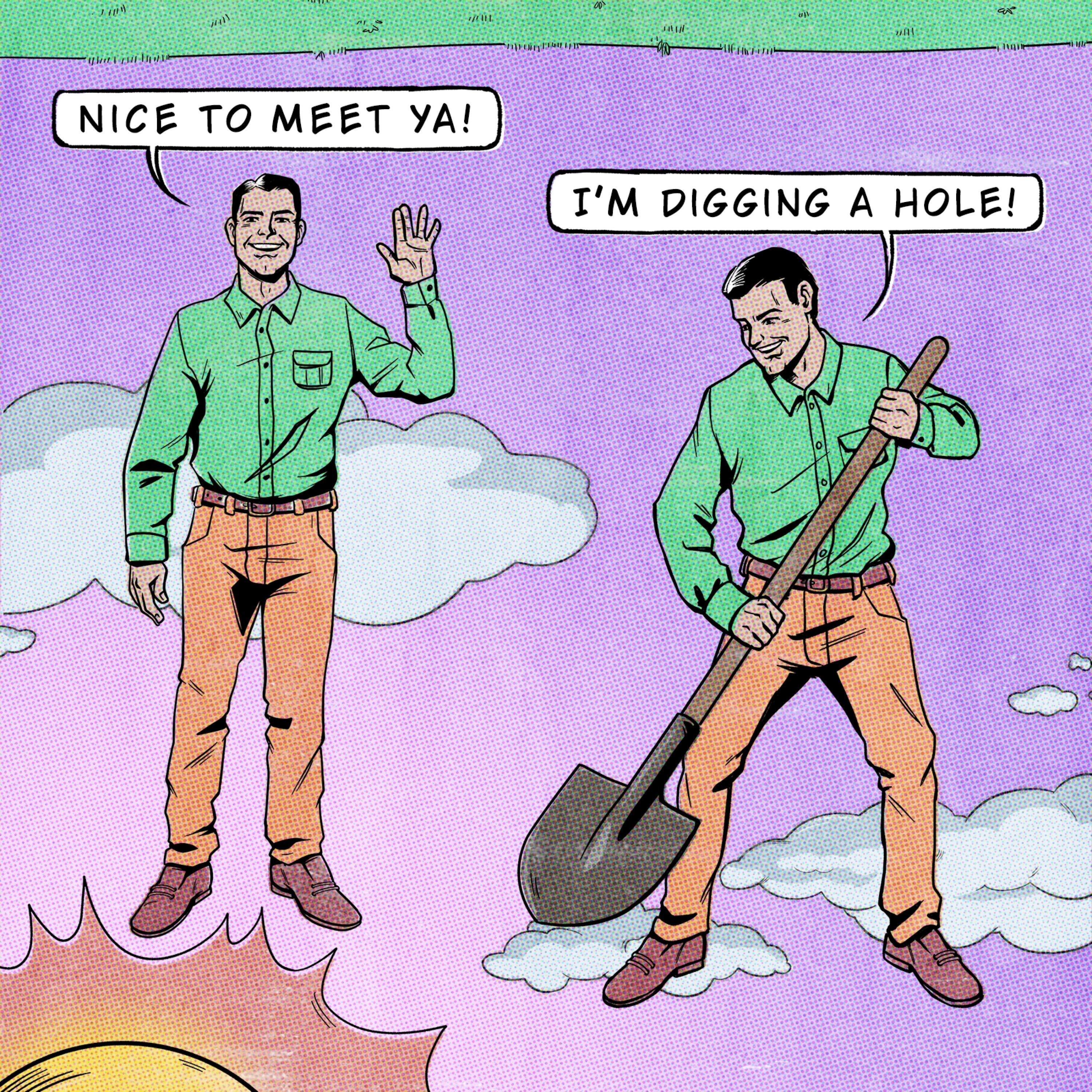 nice to meet ya! ~i'm digging a hole~ (feat. Adron)