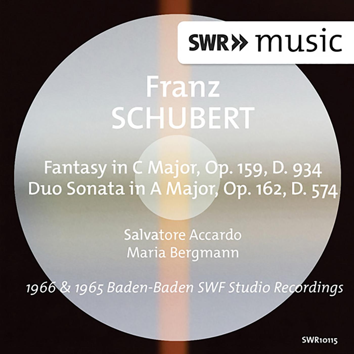 Schubert: Fantasy, Op. 159 & Duo Sonata, Op. 162专辑