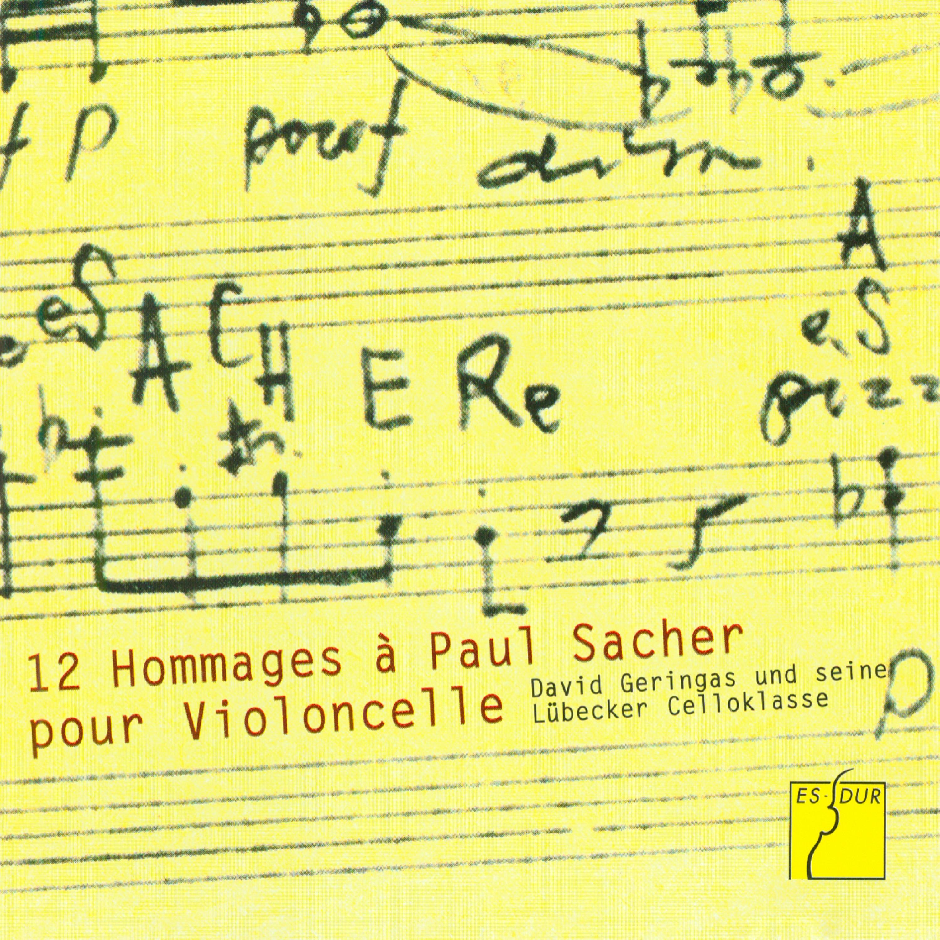 Douze Hommages à Paul Sacher pour Violoncelle