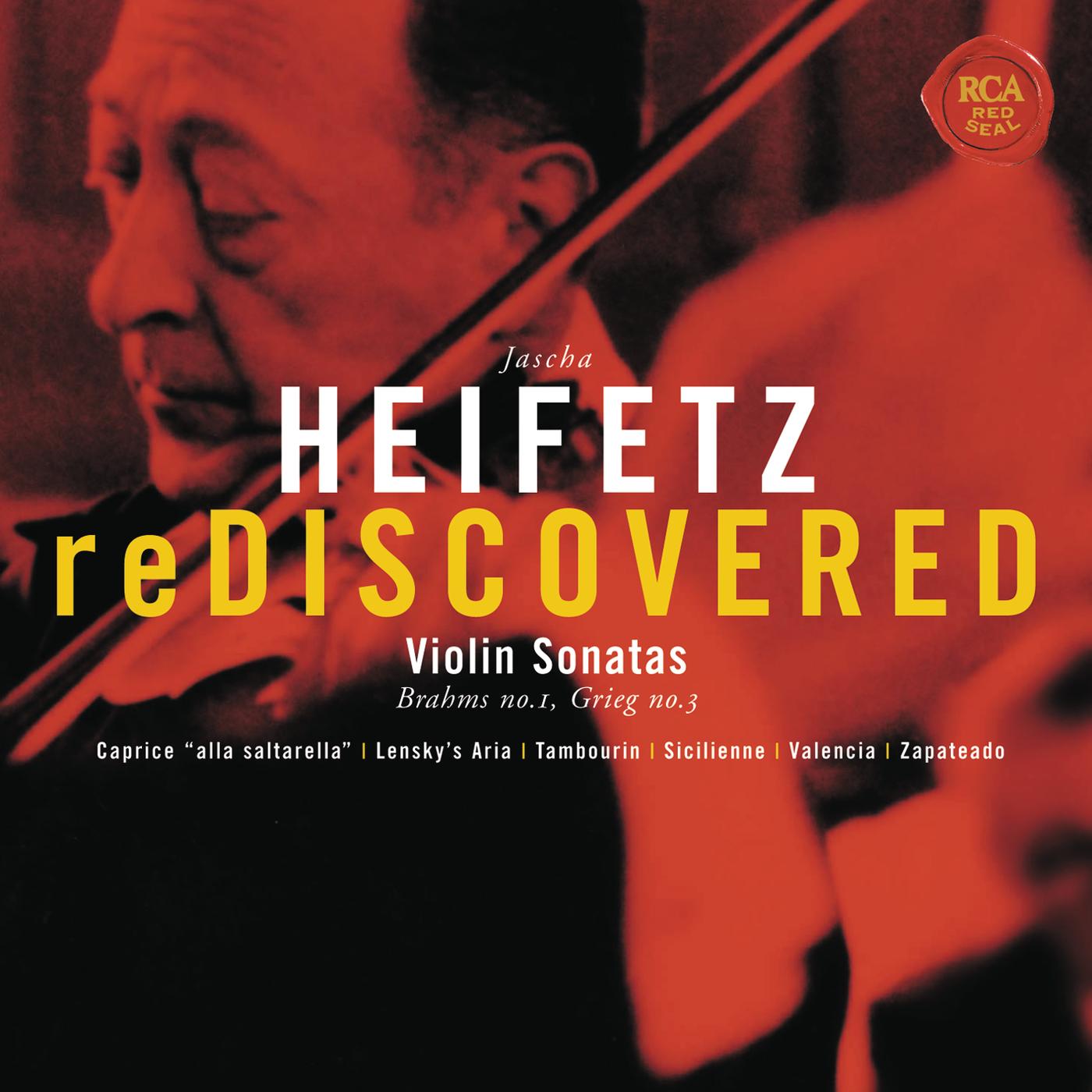 Heifetz Rediscovered - Grieg: Sonata No. 3 in C Minor, Op. 45, Brahms: Sonata No. 1 in G, Op. 78
