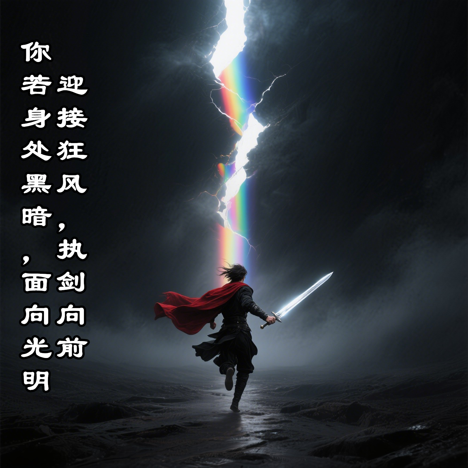 迎着风！向前冲！