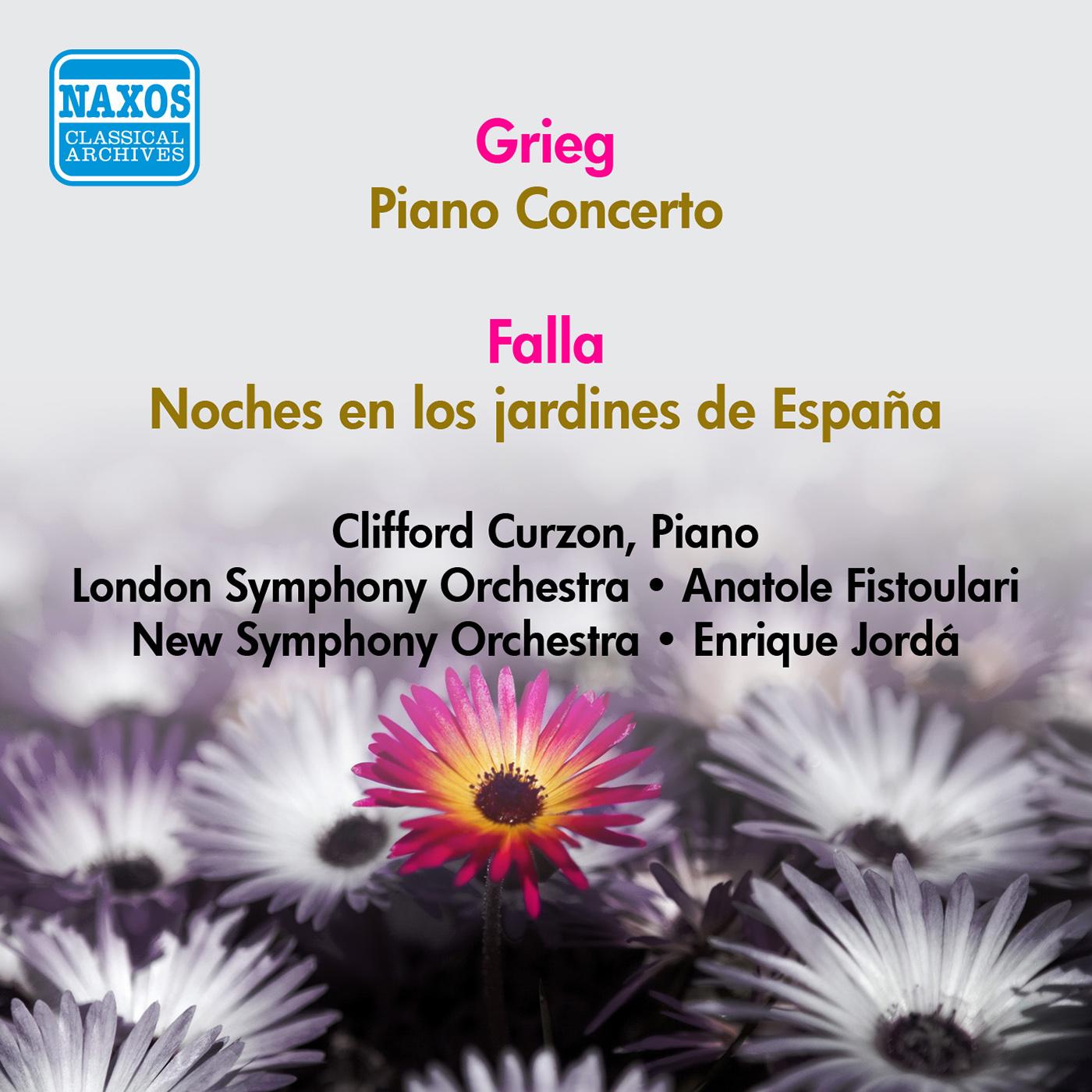 GRIEG, E.: Piano Concerto / FALLA, M.: Noches en los jardines de España (Curzon) (1951)