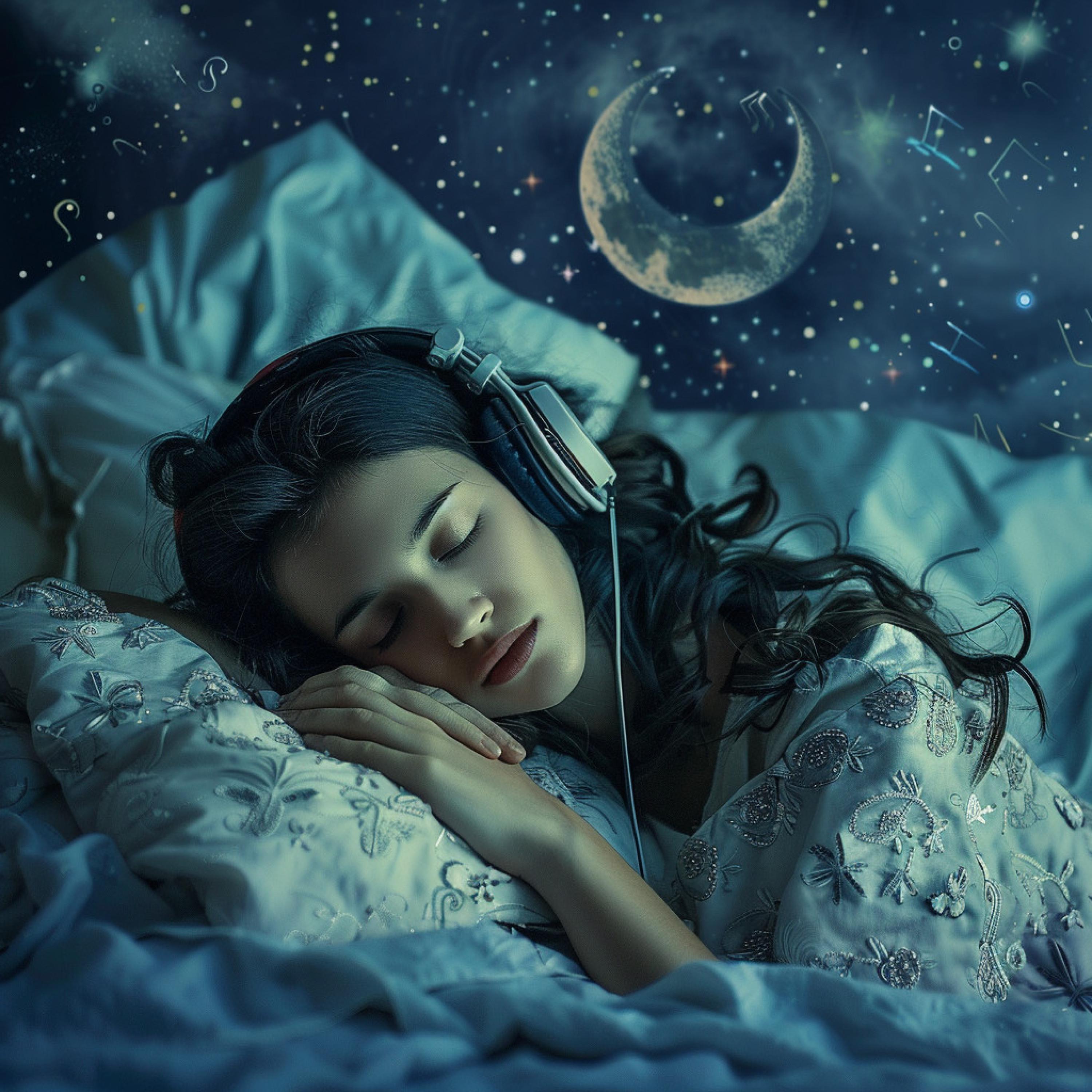 Noise Cancelling Headphones for Sleep - Moonlight Carries Soft Melodies