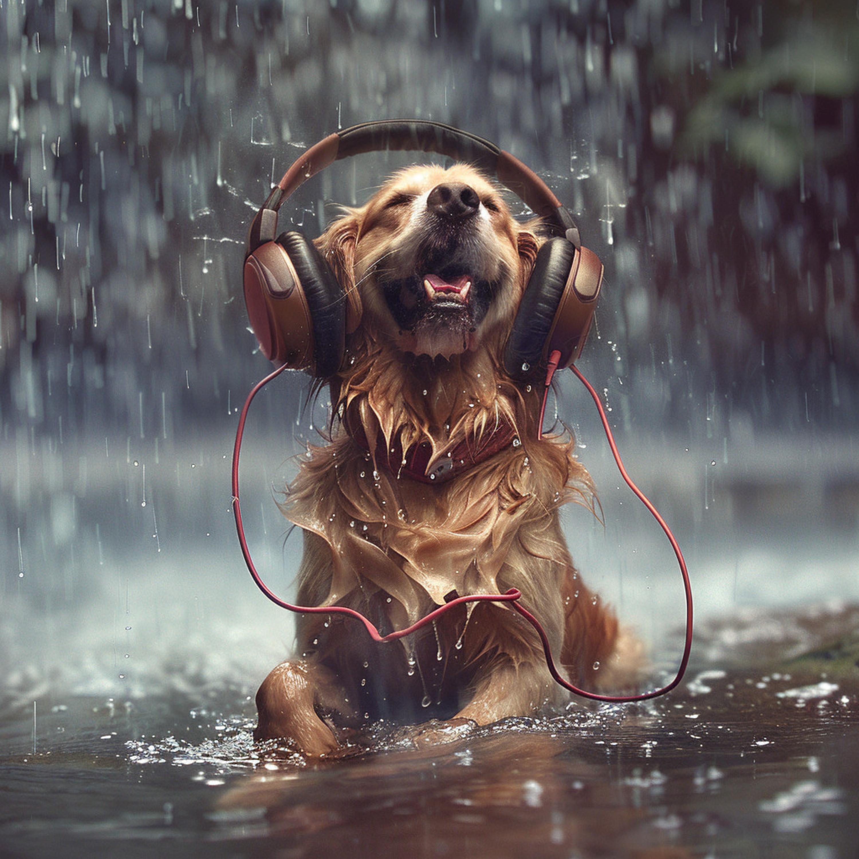 Dog Relaxing Zone - Playful Rainy Day