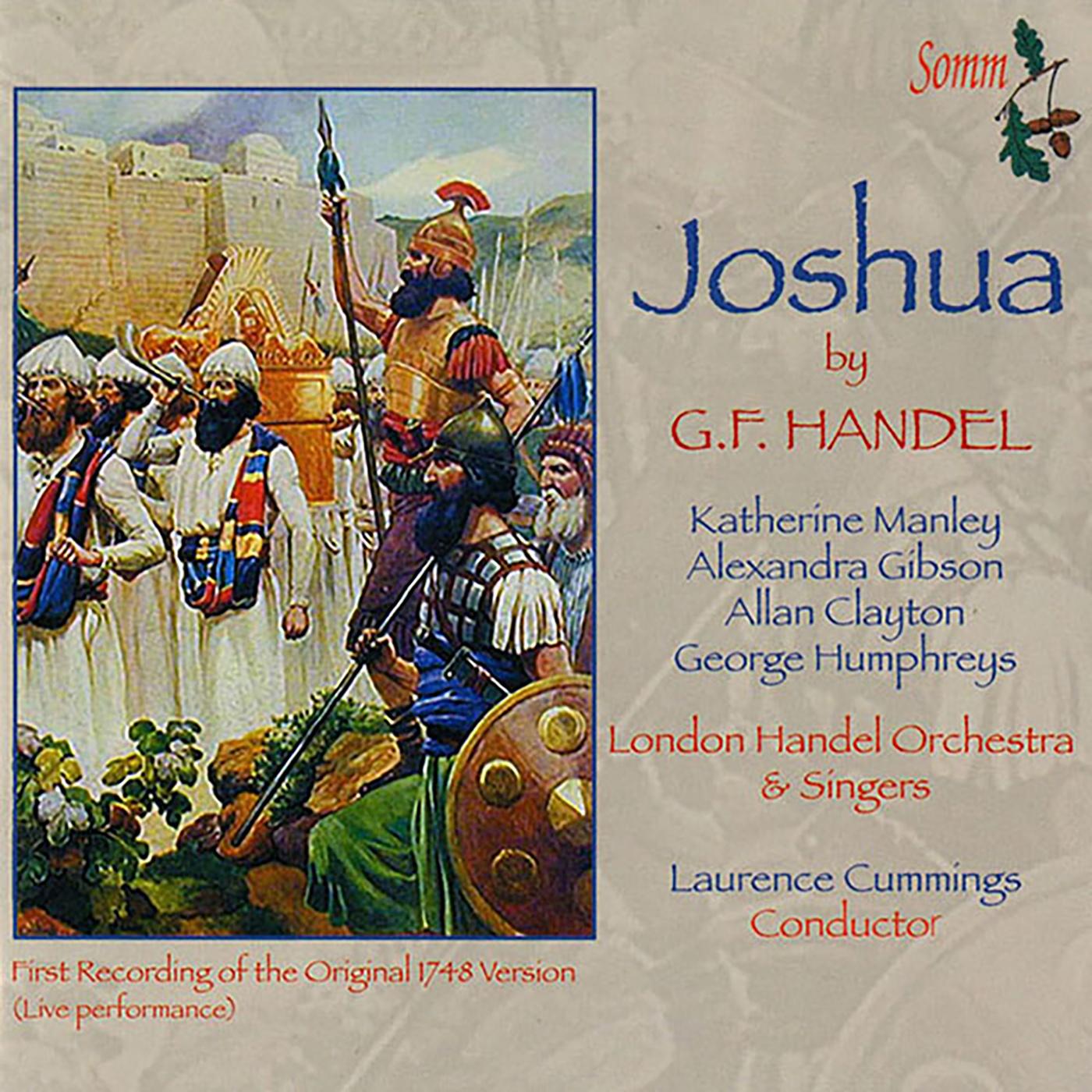 HANDEL, G.F.: Joshua [Oratorio] (London Handel Choir and Orchestra, Cummings)