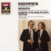 Krommer: Concertos for 2 Clarinets and Orchestra Op.35 & Op.91 / Rossini: Variations