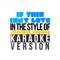 If This Isn't Love (In the Style of Jennifer Hudson) [Karaoke Version] - Single专辑