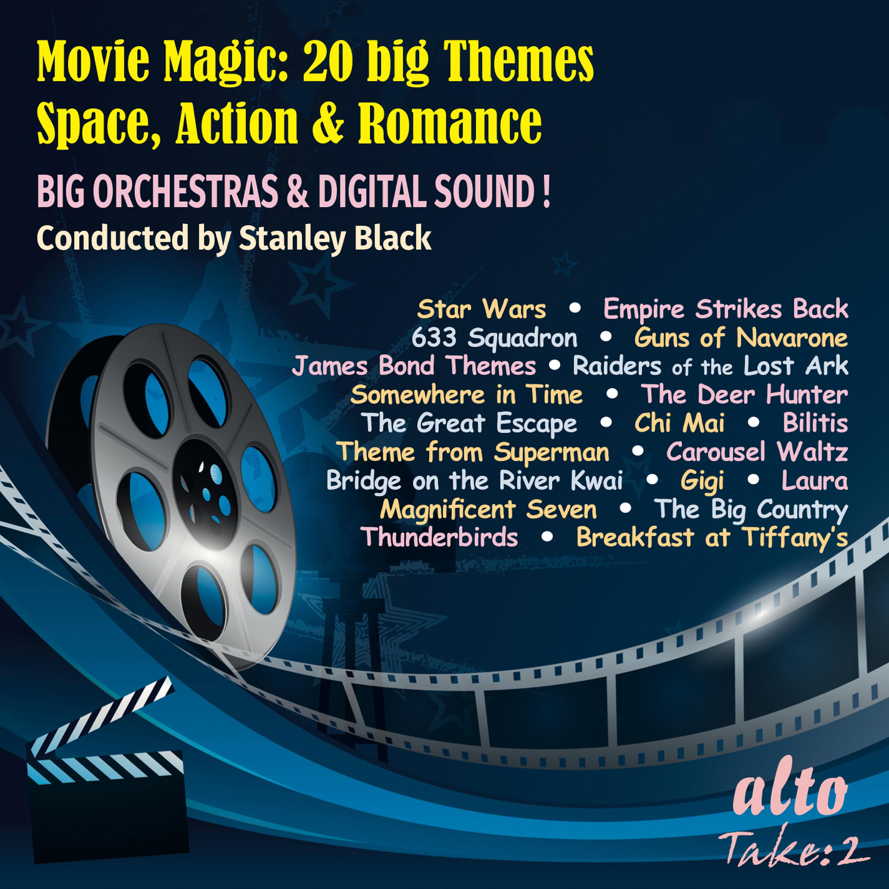 Film Music - BERNSTEIN, E. / MANCINI, H. / MORRICONE, E. / RODGERS, R. / WILLIAMS, J. (Movie Magic: 20 Big Themes Space, Action and Romance) (Black)