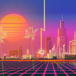 Synthwave/合成器/复古/未来/霓虹/赛博朋克