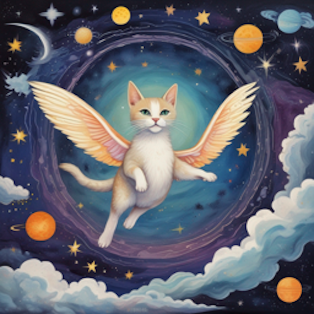 A Flying Cat Girls
