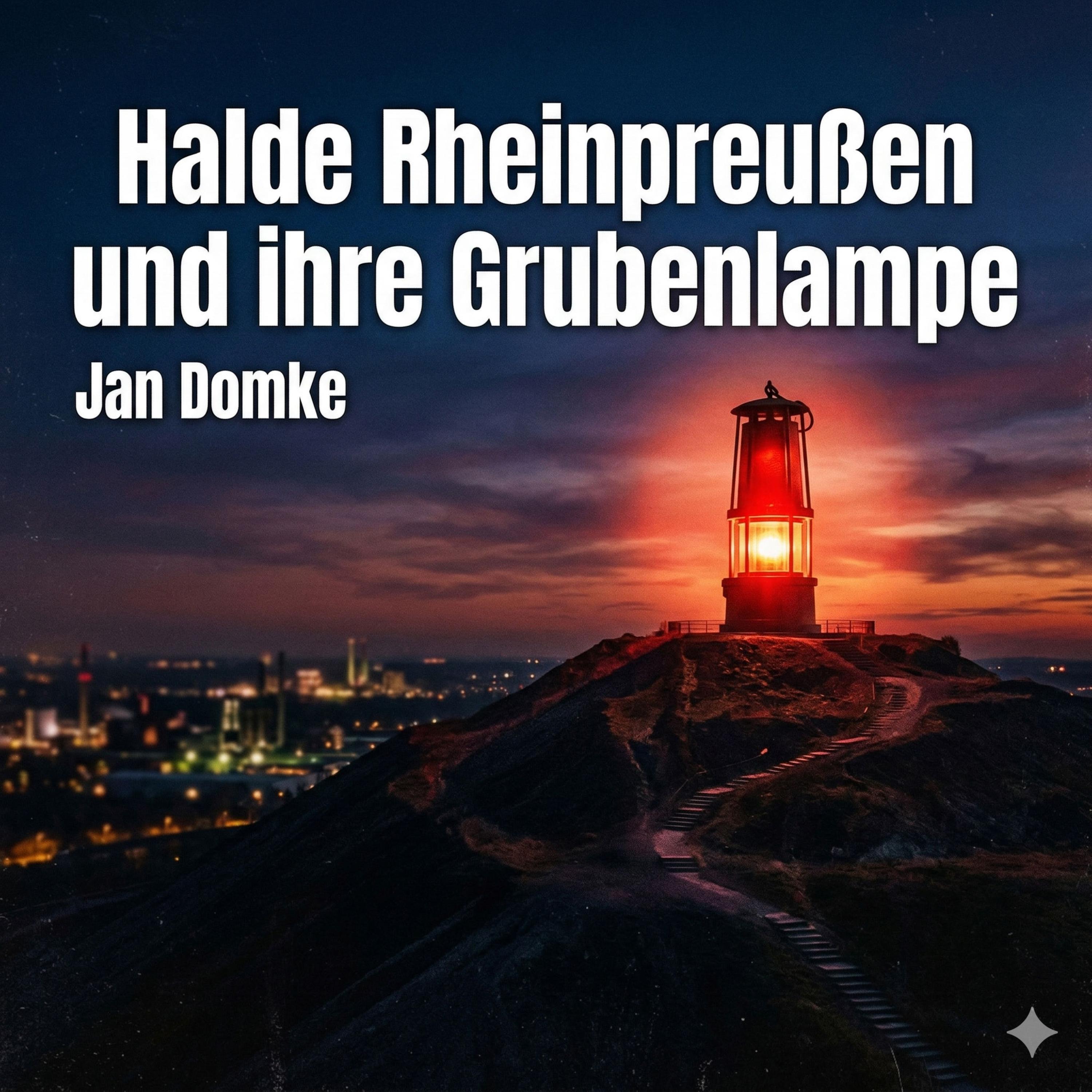 Halde Rheinpreußen und ihre Grubenlampe