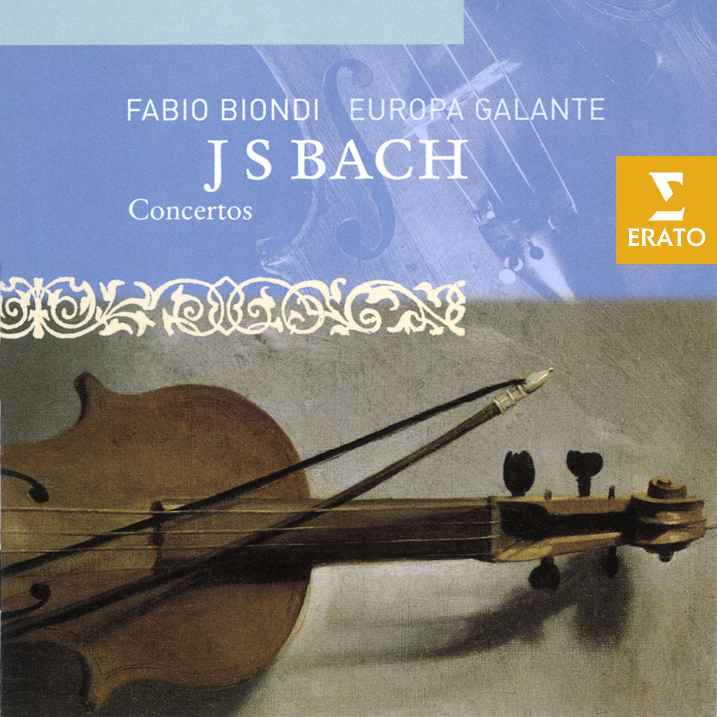 Fabio Biondi/Europa Galante - Violin Concerto in G minor (from Harpsichord Concerto in F minor) BWV1056: III. Presto