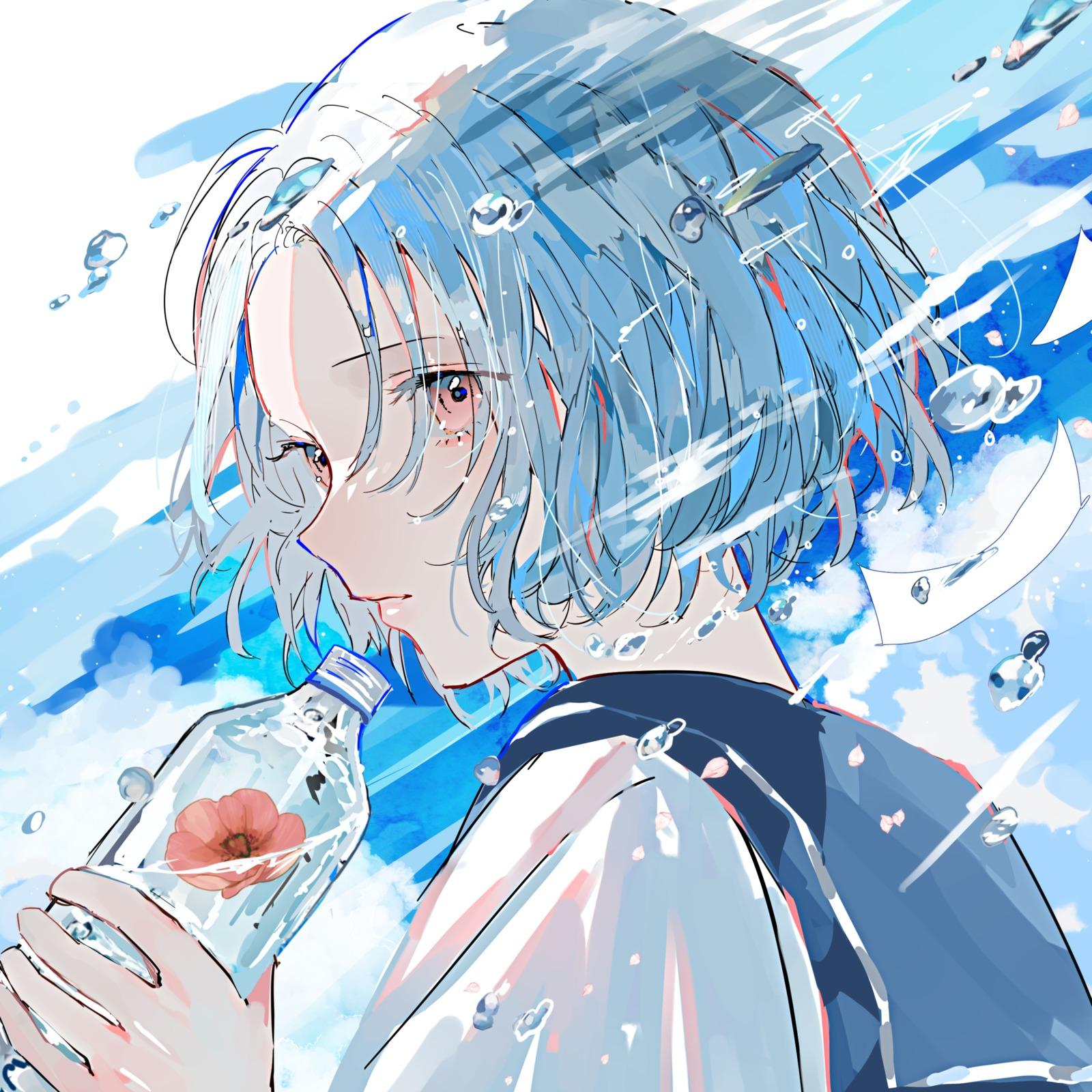 アネモネと炭酸水