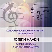 London Philarmonic Orchestra / Adrian Boult play: Joseph Haydn: Symphonie Nr. 104 - 7. Londoner (Sal