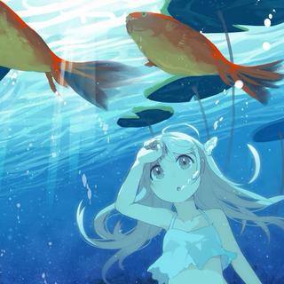 夏日清凉纯乐丨柔风吹起海底中的七色云