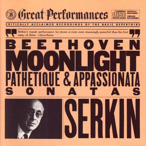 Beethoven Moonlight, Pathétique & Appassionata Sonatas专辑