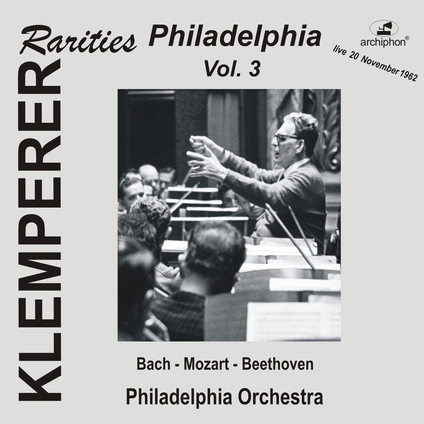MOZART, W.A.: Symphony No. 41, "Jupiter" / BEETHOVEN, L. van: Symphony No. 7 (Klemperer Rarities: Philadelphia, Vol. 3) (1962)