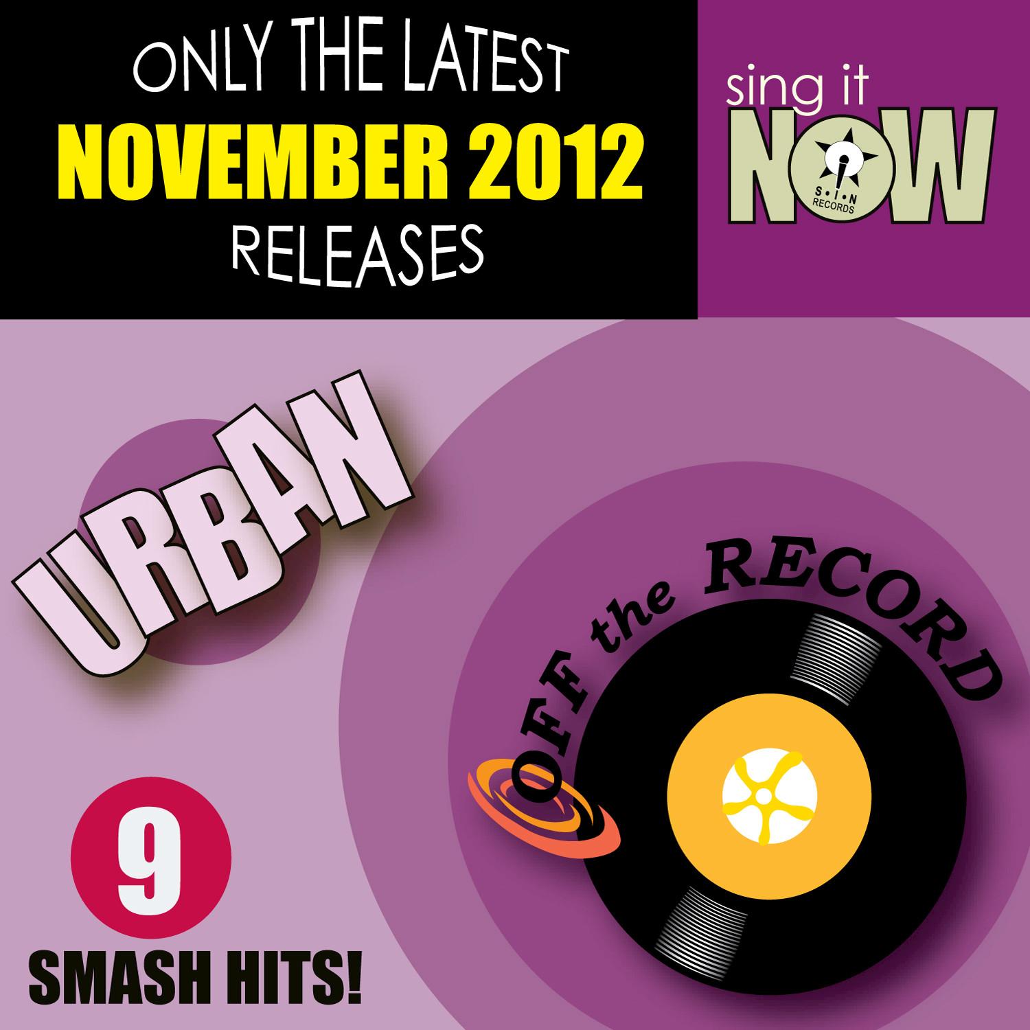 November 2012 Urban Smash Hits