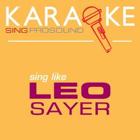 Leo Sayer - I Can\'t Stop Lovin\' You (karaoke Version)