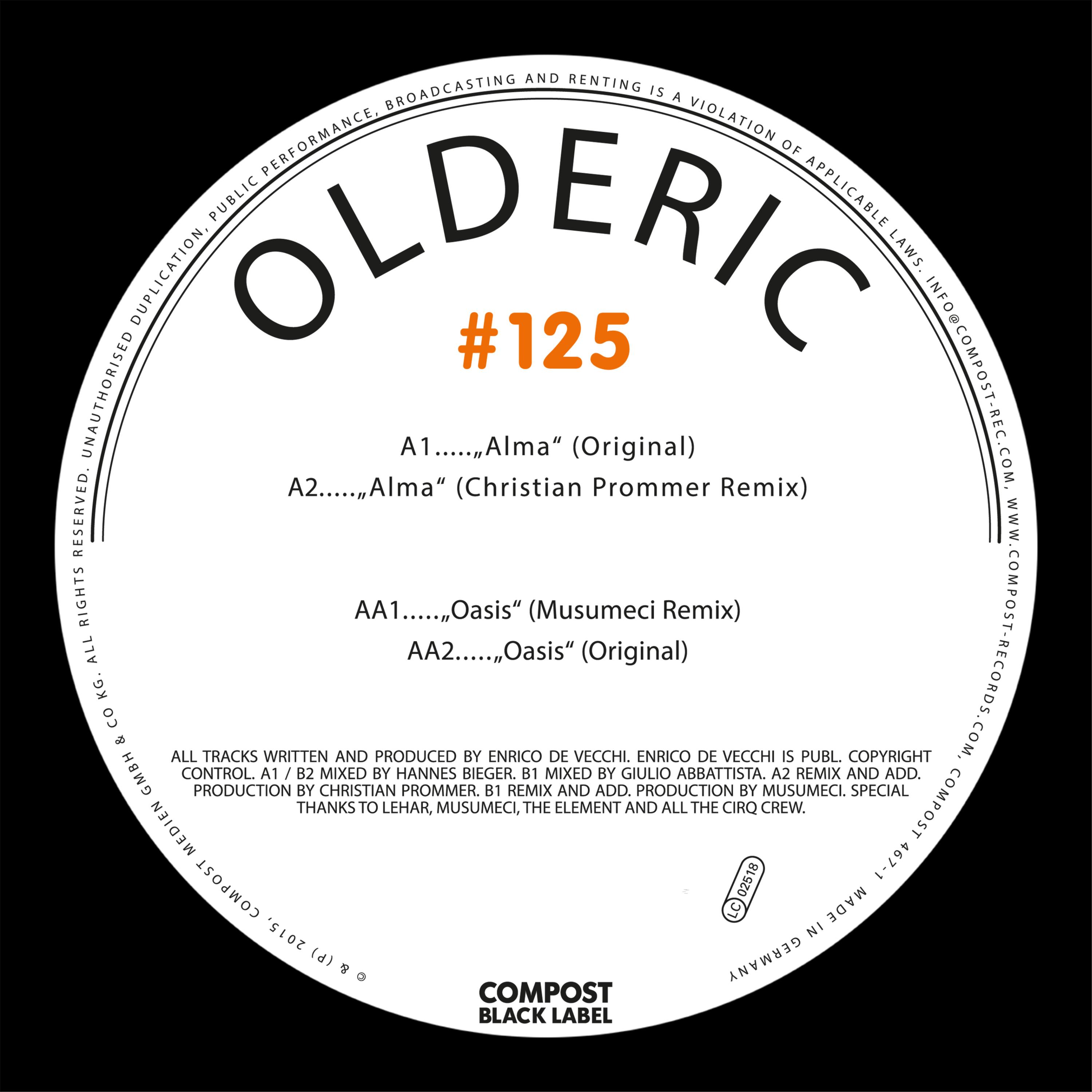 Compost Black Label #125 - Alma EP