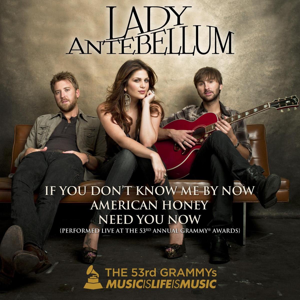 If You Don't Know Me By Now / American Honey / Need You Now (Live At The 53rd Annual Grammy Awards)