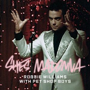 She's Madonna - Robbie Williams & The Pet Shop Boys (Z karaoke) 带和声伴奏 （降1半音）