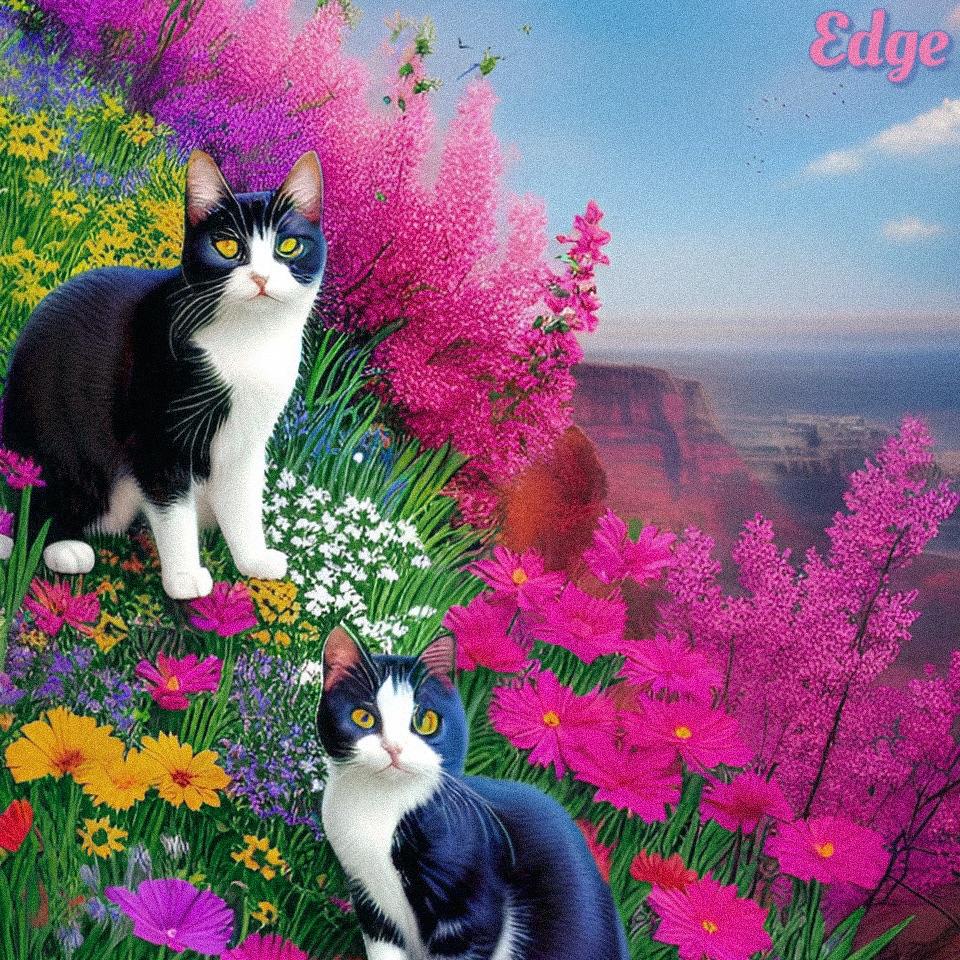 崖畔花