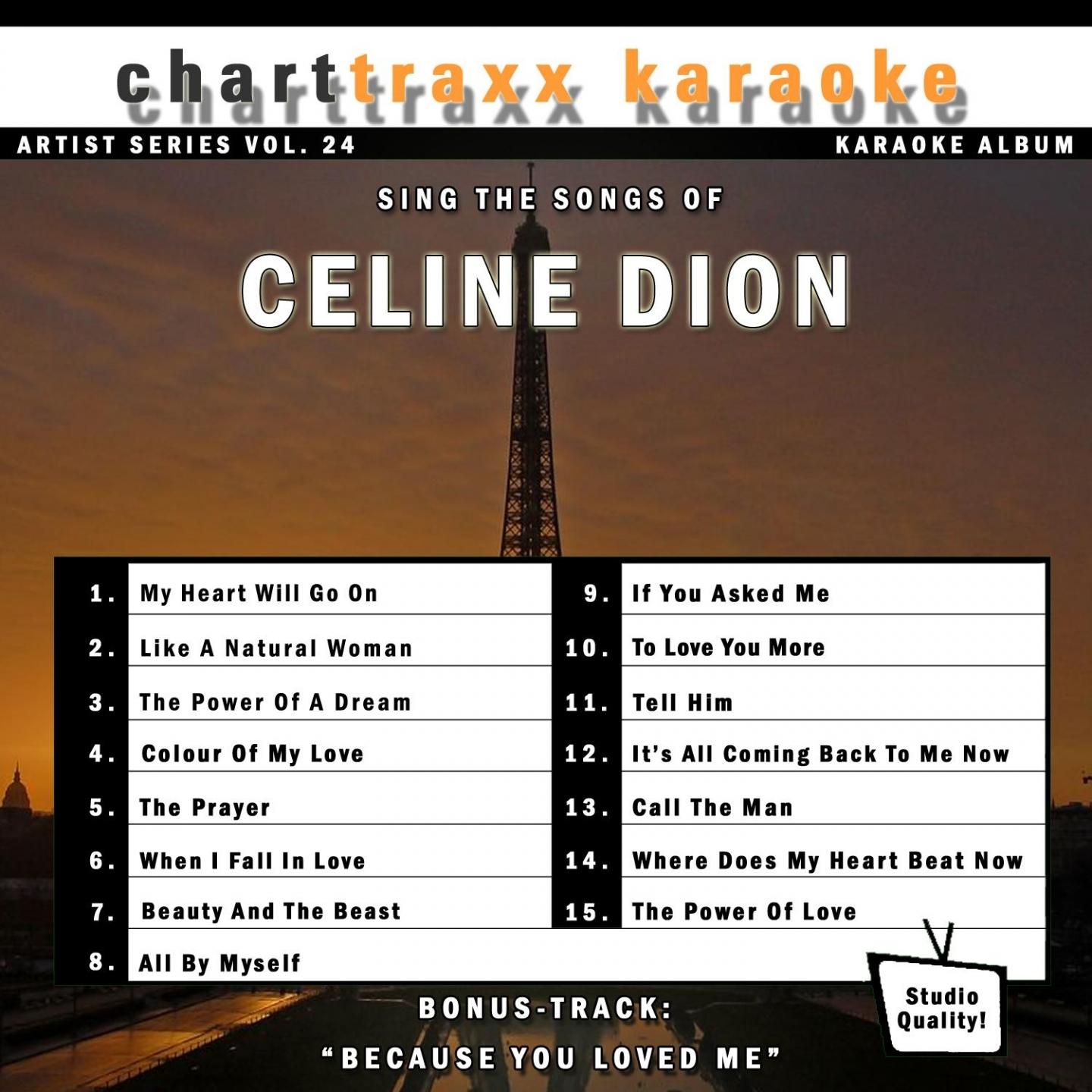 Artist Series Vol. 24 - Sing The Songs Of Celine Dion