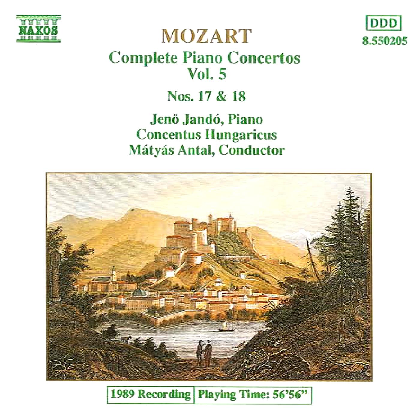 MOZART: Piano Concertos Nos. 17 and 18