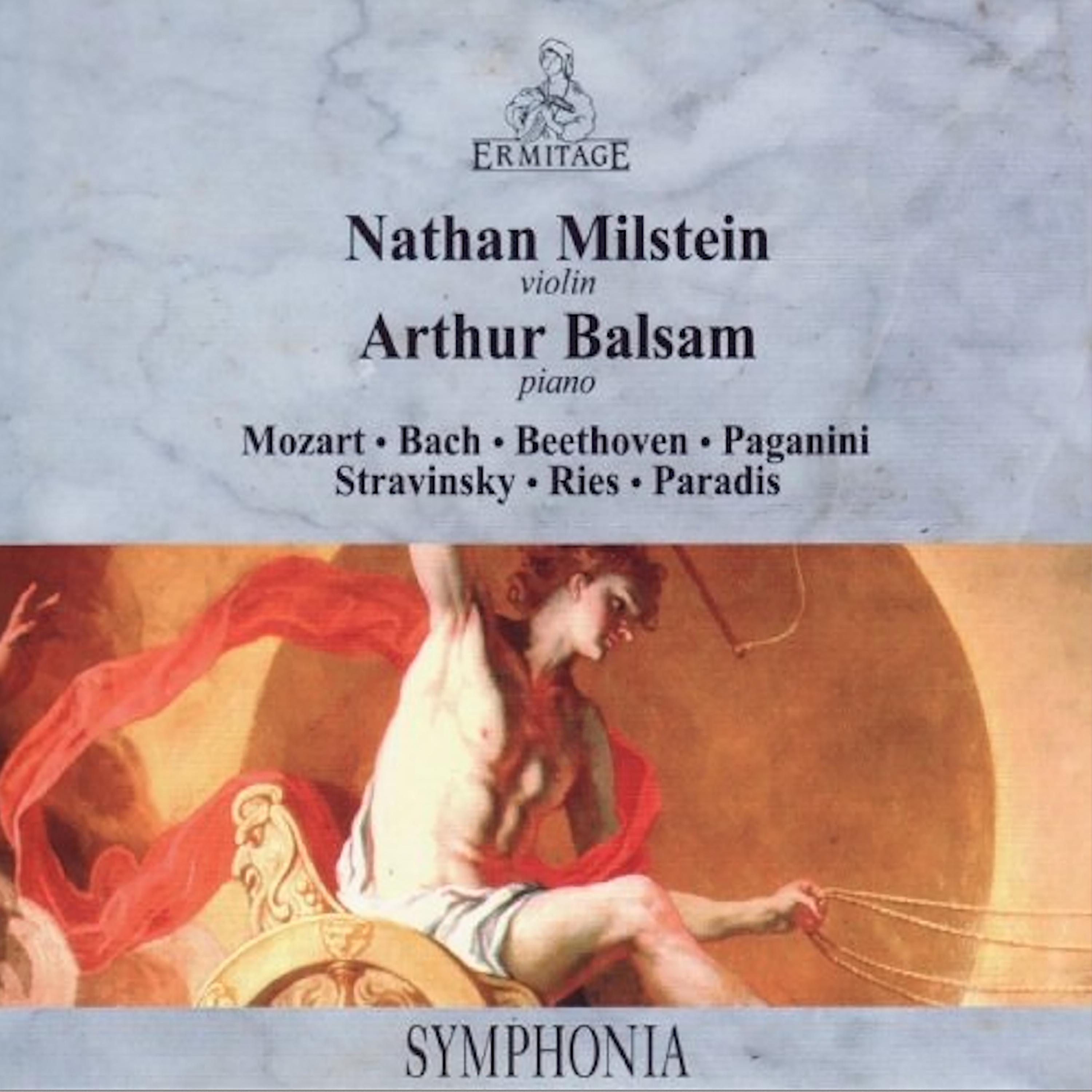 Nathan Milstein - Arthur Balsam