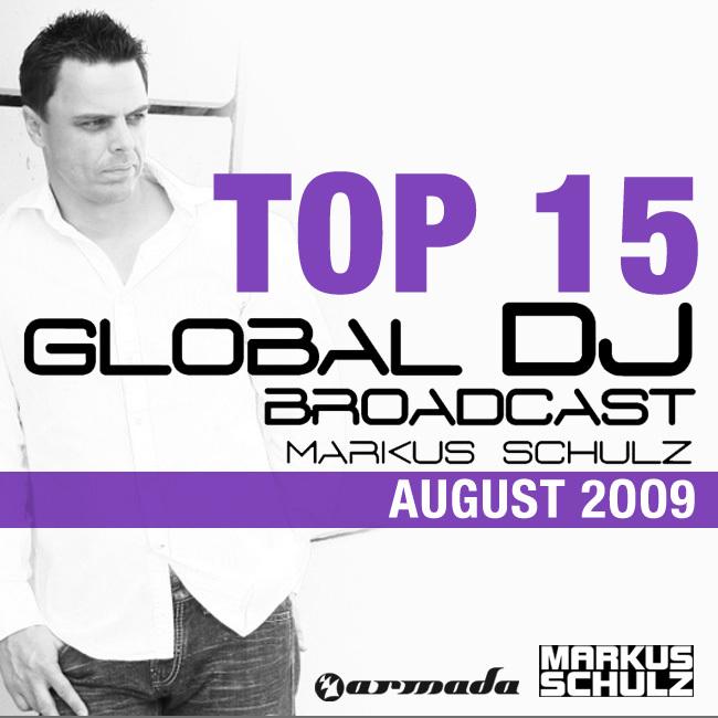 Global DJ Broadcast Top 15 - August 2009