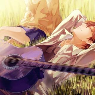 吉他轻缓「吉他伴随民谣，孤独伴随流浪。」