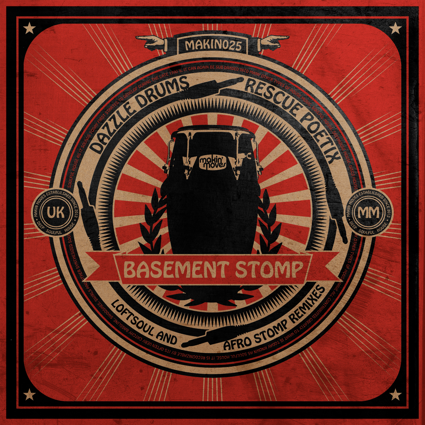 Basement Stomp (Loftsoul & Afro Stomp Remixes) [feat. Rescue Poetix]