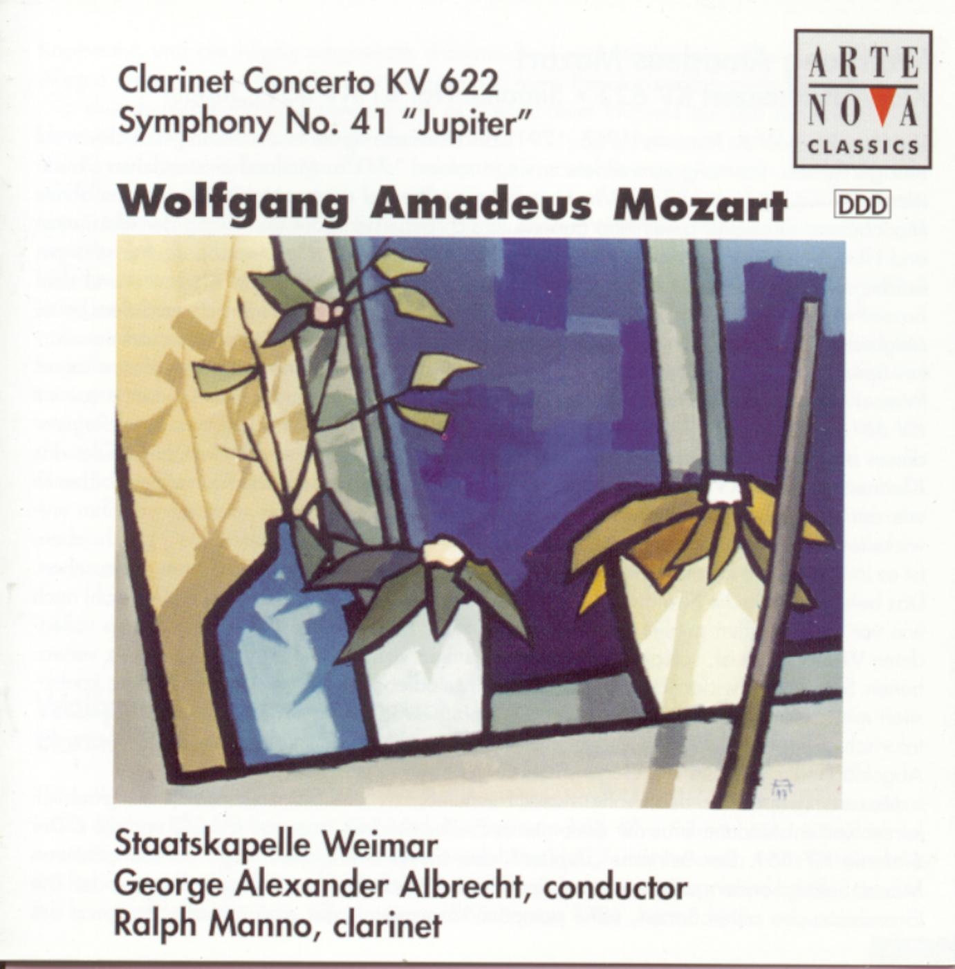 Mozart: Clarinet Concerto/Symphony K. 551"Jupiter"