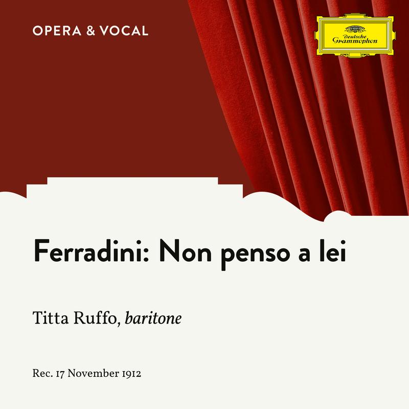 Ferradini: "Non penso a lei"